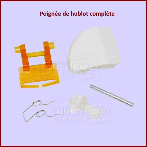 Poignée de hublot complète Sogedis 719003600 avec Crochet PLASTIQUE...