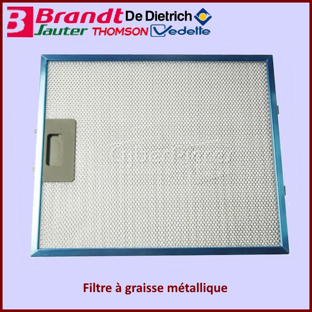 Filtre à graisse 320x270x100mm Brandt ATL000019