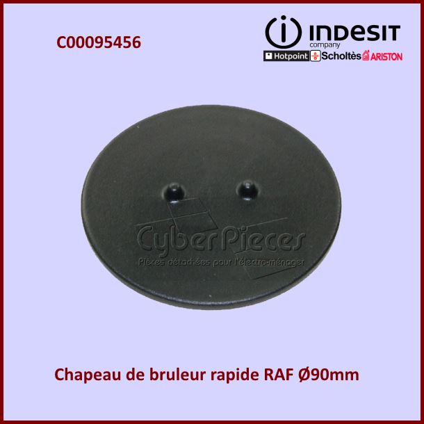 Chapeau de bruleur rapide RAF Ø90mm - Pièces table de cuisson