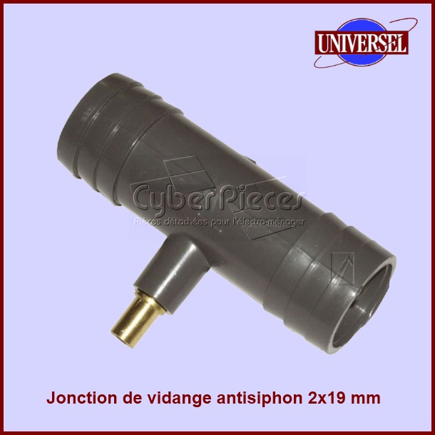 Jonction de vidange anti-siphon - Pièces lave-vaisselle