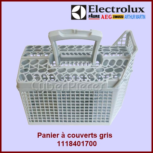 Panier à couverts gris complet Electrolux 1118401700 - Pièces lave-...