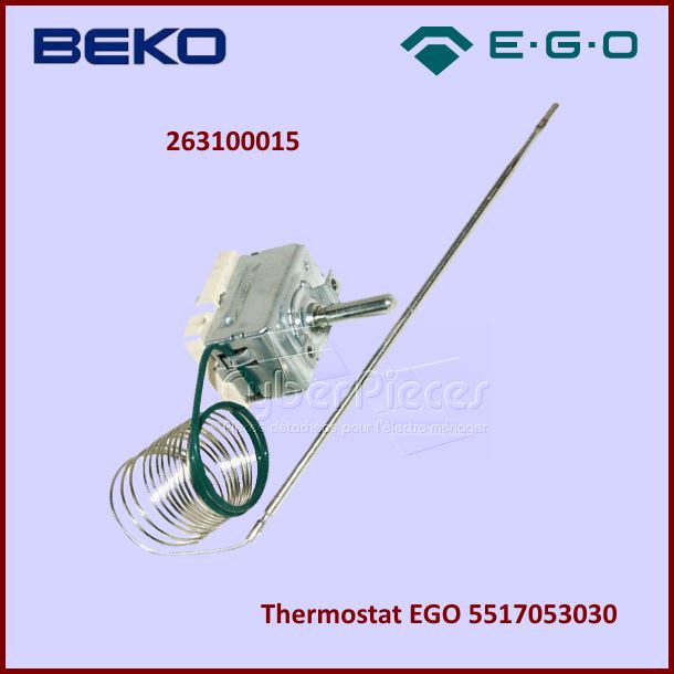 Thermostat Beko 263100015 - EGO 5517053030 - Pièces four