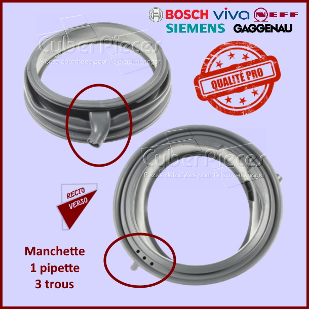 Manchette de hublot Bosch 00680769 - QualitÃ© Professionnelle -  PiÃ¨...