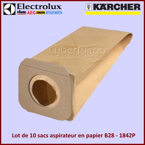 Sacs aspirateur en papier B28 - Lot de 10 pieces - Pièces aspirateur