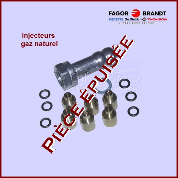 Injecteurs gaz naturel 71x8009 - PiÃÂ¨ces four