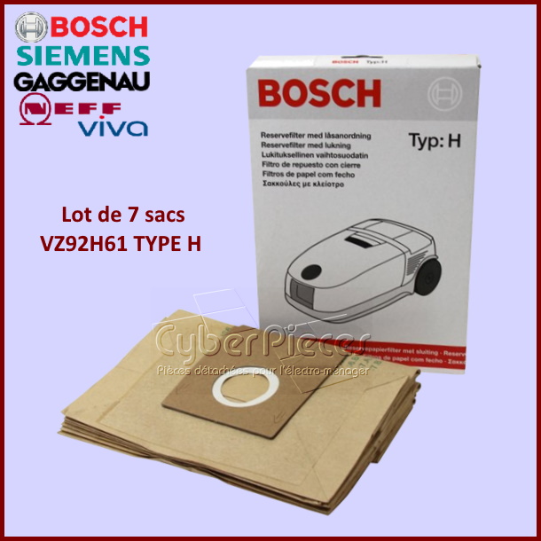 Lot De 4 Sacs Aspirateur Bs30-w Micro Fibre - Pièces aspirateur