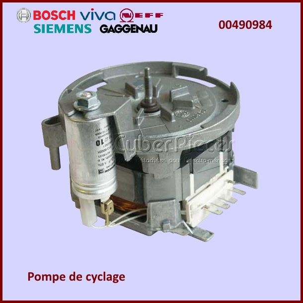 Pompe de cyclage nue Bosch 00490984 - Pièces lave-vaisselle