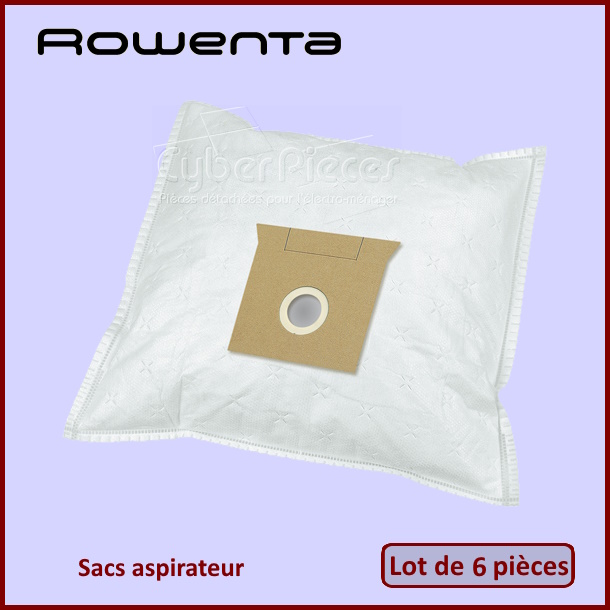 Lot de 6 Sacs aspirateur ROWENTA Ambia ZR470