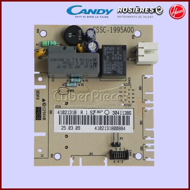Carte électronique programmé Candy 41021318 - Pièces lave-vaisselle