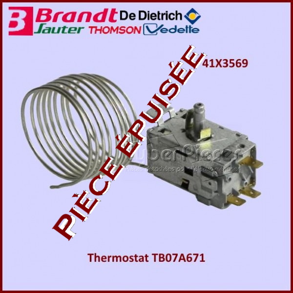 Thermostat TB07A671 Brandt 41X3569 - Pièces réfrigérateur & congéla...