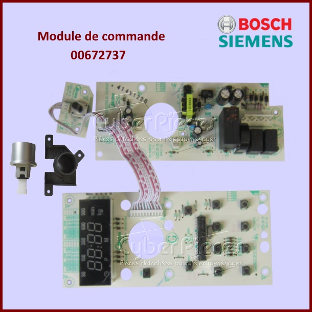 Carte électronique de commande Bosch 00672737 - Pièces Micro-ondes