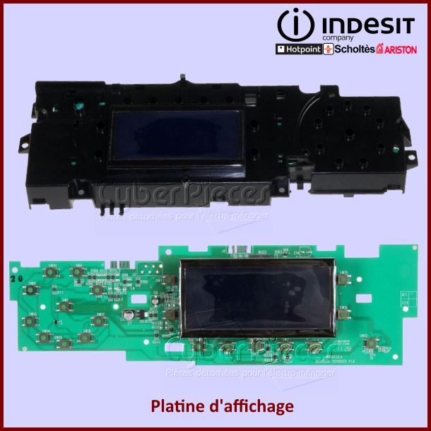 Carte Ã©lectronique d'affichage Indesit C00292611 -  PiÃ¨ces machine ...