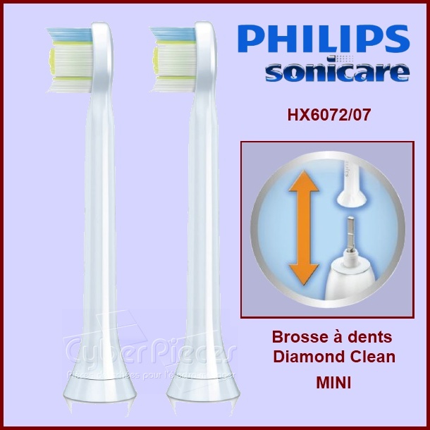 Brosses à dents Sonicare Diamond Clean Mini HX606210