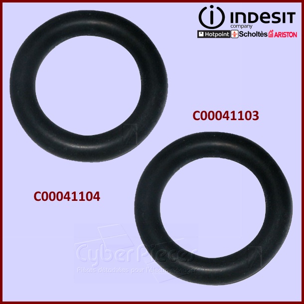 Joints Toriques Indesit C00041103 et C00041104
