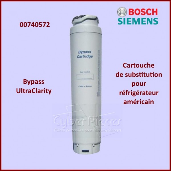 Filtre à eau pour réfrigérateur Us Bosch 00740572