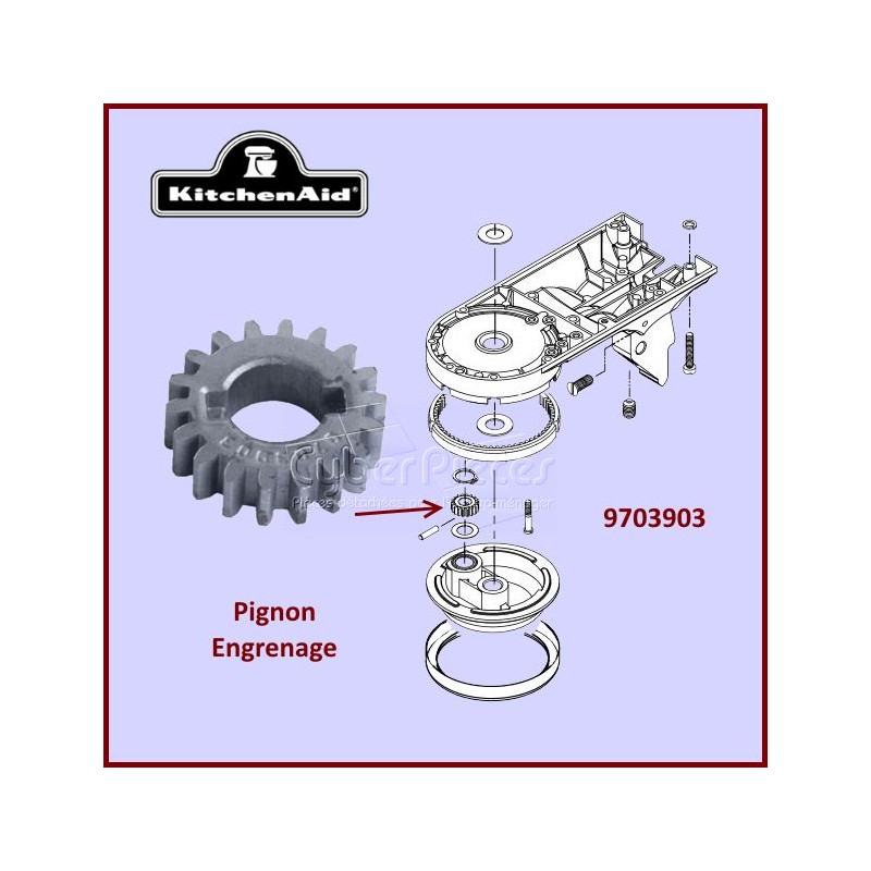Pignon - Engrenage Kitchenaid 9703903 4161401