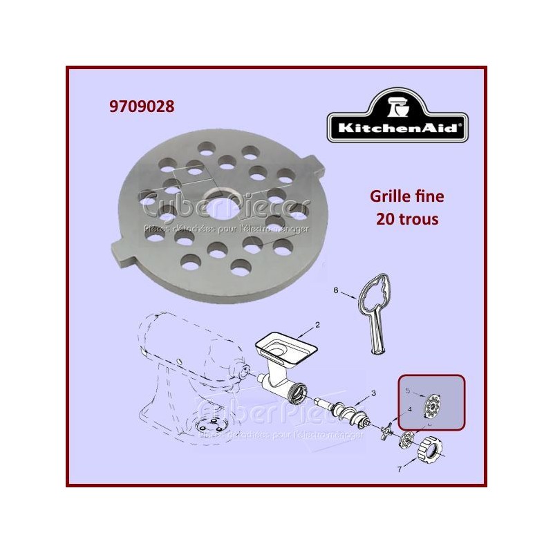 Grille fine Kitchenaid FGA 9709028