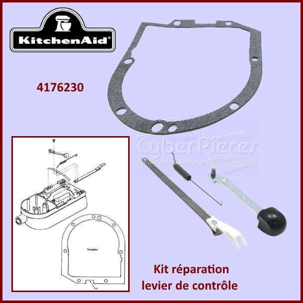 Kit réparation levier de contrôle Kitchenaid 4176230
