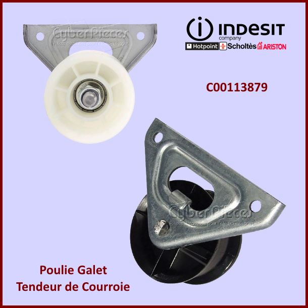 Poulie Galet Tendeur de Courroie Indesit C00504520