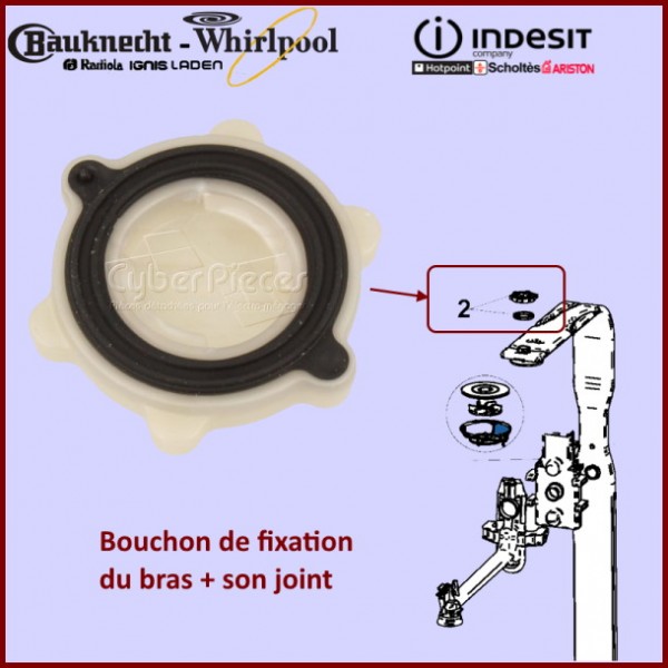 Bouchon de fixation du bras supérieur