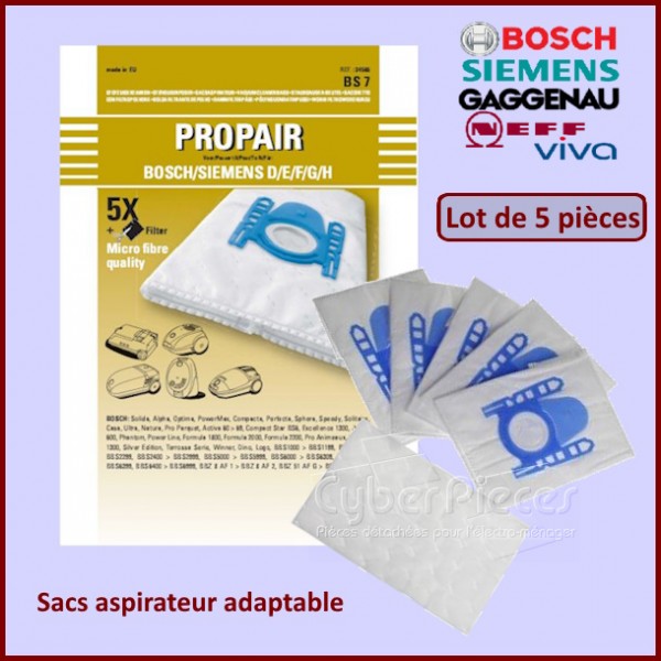 Sacs aspirateur Propair BS7 - 34565