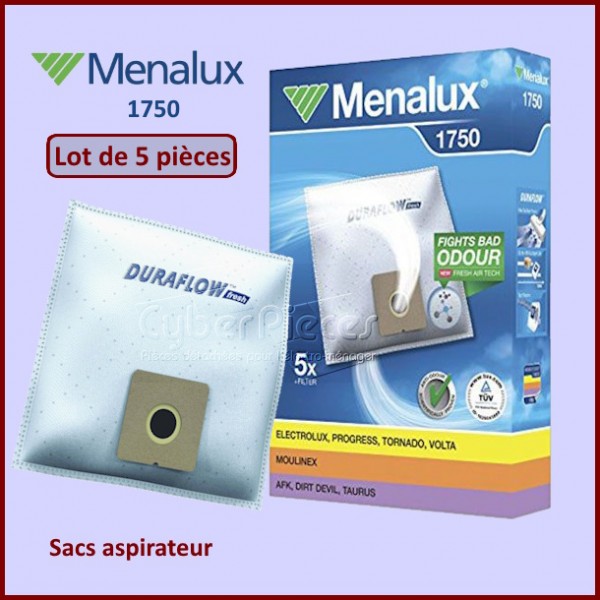 Lot de 5 sacs aspirateur Menalux 1750 - 9001961383