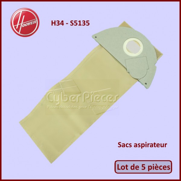 Sacs aspirateur H34 - S5135 Hoover 09177650