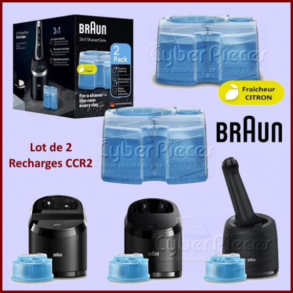 Cartouches CCR2 170ml Gel Nettoyant Braun 80739860
