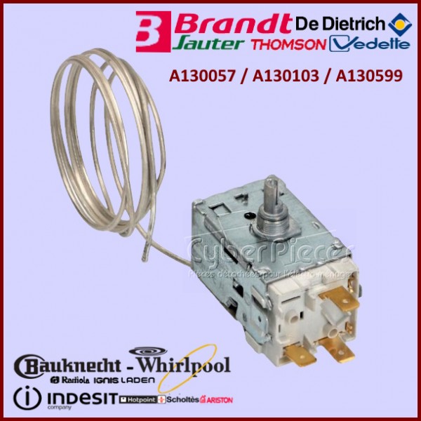 Thermostat A130057 / A130103 / A130599 Whirlpool 481927128788